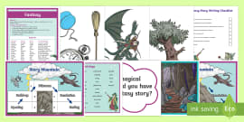 Fantasy Story Vocabulary Mat ESL Fantasy Vocabulary