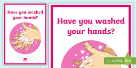 When To Wash Your Hands Display Sign Teacher Made