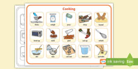 Cooking Utensils Word Mat Teacher Made Twinkl