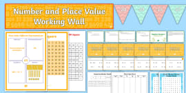 Place Value Headings Display Cards Primary Resources