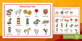 Chinese New Year Differentiated Concept Map Teacher Made