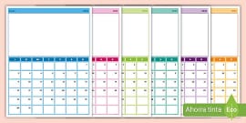 Free Calendario Settembre Twinkl Teacher Made