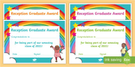 Eyfs End Of Year Certificates Teacher Made