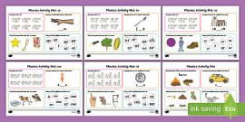 EYFS Phase 3 Ai Ee Igh Oa Oo Phonics Activity Mats