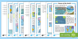 Pacific Ocean Fact File Activity