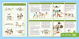 Jumps Leaps And Turns Gymnastics Cards Physical Education