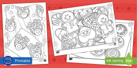 Decorate Your Own Christmas Cookie Cut And Paste Activity