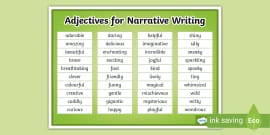 Water Adjectives Word Mat Teacher Made Twinkl