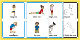 Body Movement Gross Motor Activity Cards Twinkl