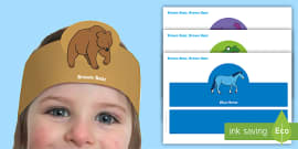 Free Story Role Play Masks To Support Teaching On Brown Bear Brown Bear