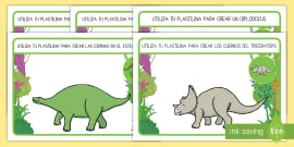 Ficha De Actividad Etiqueta Las Partes Del Dinosaurio