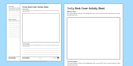 Create Your Own Book Cover Activity Sheet Teacher Made