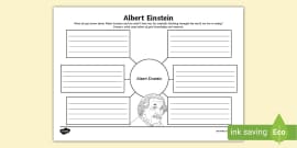 Albert Einstein Fact File Year Science Twinkl