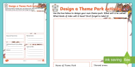 Theme Park Role Play Pack Theme Park Role Play Role Play Pack Theme Park