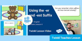 Using The Suffixes Ing Er Est And Ed Teaching PowerPoint