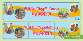 OSHC In OSHC We Are Display Banner Teacher Made