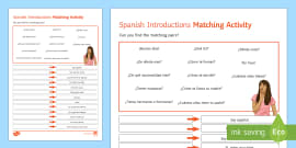 Spanish Basic Phrases Activity Sheet Teacher Made