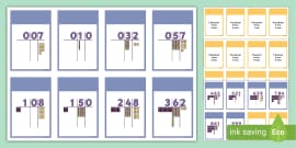 Digit Place Value Loop Cards Teacher Made Twinkl