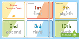 Ordinal Numbers Cards Teacher Made Twinkl