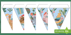 Christmas Bunting Twinkl Display Resources Teacher Made