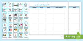 Tarjetas Agenda Visual De Actividades Diarias Twinkl