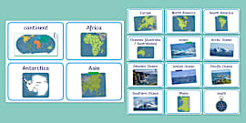 Geo Wonderers Ks Continents And Oceans World Map Twinkl