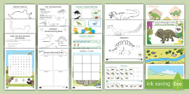 Dinosaur Themed Writing Activity Pack Teacher Made