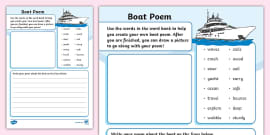 Daffodil Poem Writing Template Teacher Made Twinkl