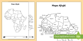 Kraje Afryki Karta pracy Fakty o państwach afrykańskich
