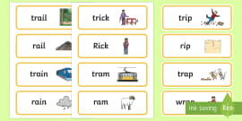 Bl And B Near Minimal Pair Word Cards Twinkl