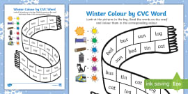 The Coronation Colour By CVCC Word Crown Activity Twinkl