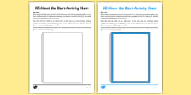 How To Write A Blurb Worksheet Teacher Made Twinkl