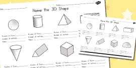 Name The D Shape Grade Worksheet Teacher Made