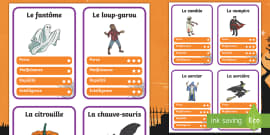 Cartes Pour Jeu De Questions Halloween Teacher Made