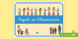 Klassenregeln Poster Editierbare Vorlage Twinkl