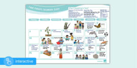 Dates Of Spring Spring Term 2024 Display Calendar Twinkl