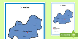 La Toscana Scuola Primaria Cartina Fisica Twinkl