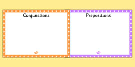 Free Prepositions List And Word Mat Primary Resource