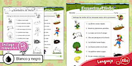 Gu A Trabajo Verbos Hecho Por Educadores Twinkl