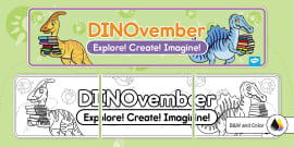 Free Editable Dinovember Reading Certificate