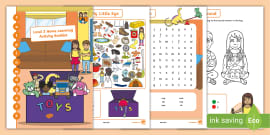 Phonics Home Learning Activity Booklet Level 3 J V W X Y Z Zz Qu