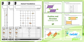 Year 5 Position And Direction Geometry Twinkl