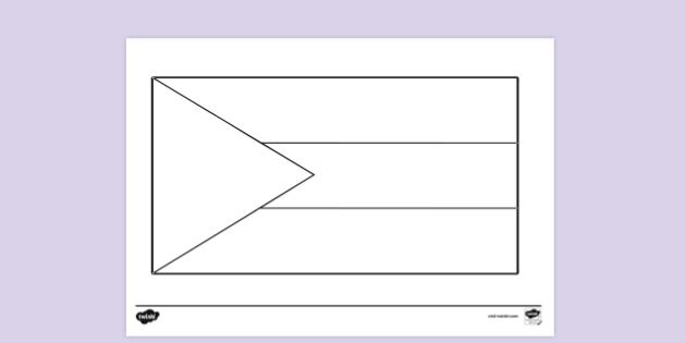 Free Palestine Flag Colouring Colouring Sheets