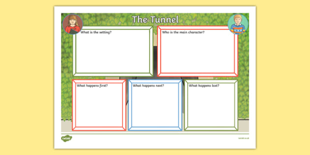 Free Book Review Writing Frame To Support Teaching On The Tunnel