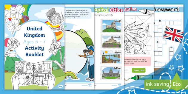 United Kingdom Years Activity Booklet Teacher Made