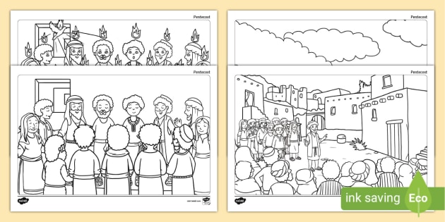 Pentecost Colouring Sheets Printable Primary Resource