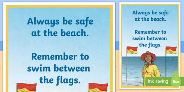 Swim Between The Flags A Display Poster Teacher Made