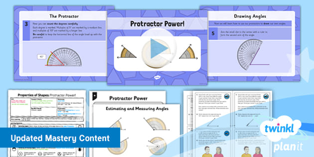 Planit Maths Y Properties Of Shapes Lesson Pack Draw And Measure