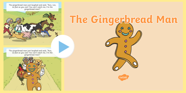 The Gingerbread Man Story F Powerpoint Teacher Made