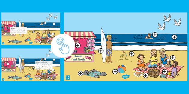 Interactive Seaside Hotspots Activity Twinkl Go